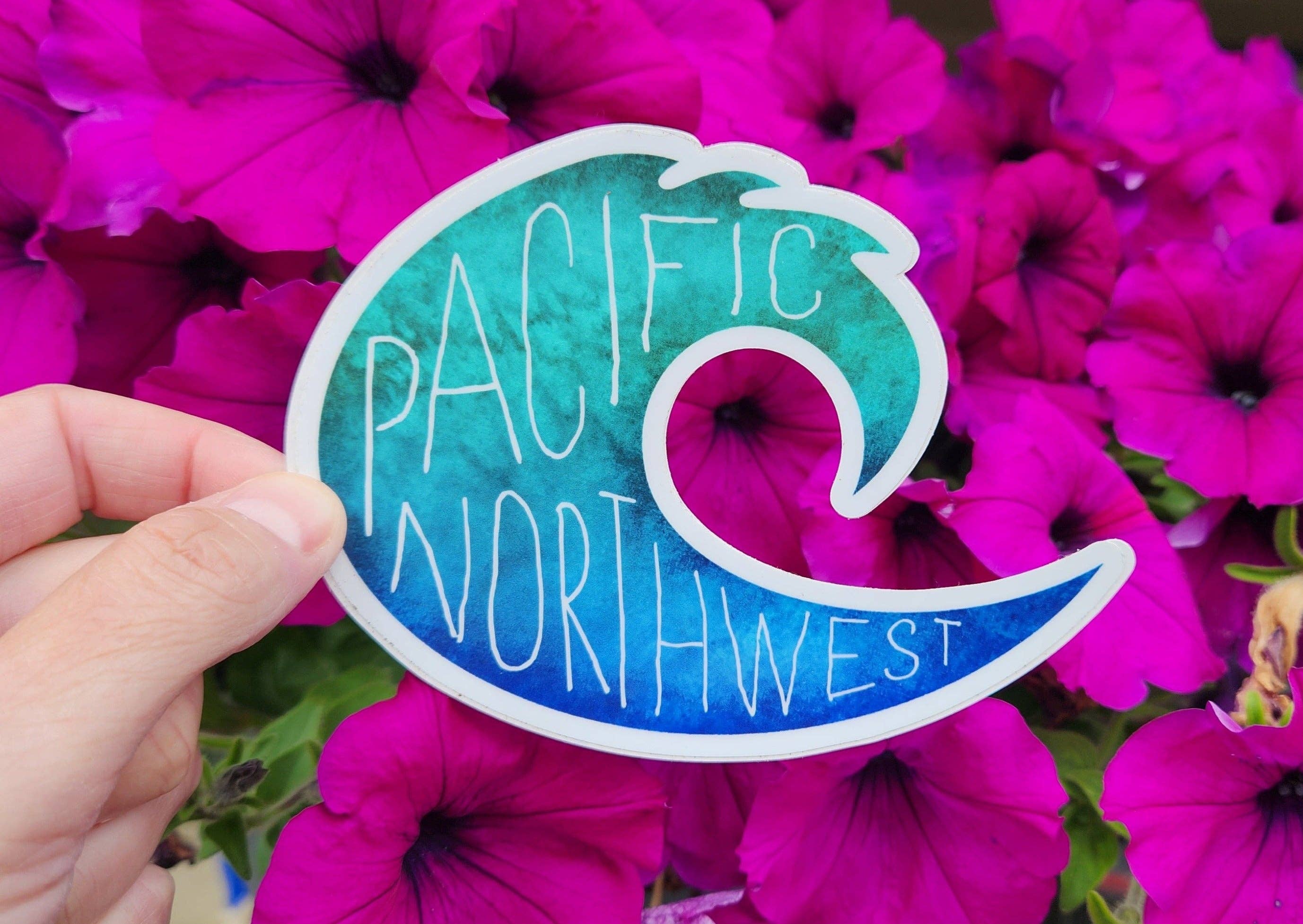 Discovery Stickers - Wholesale Sticker - Pacific Northwest Wave Vinyl Sticker1