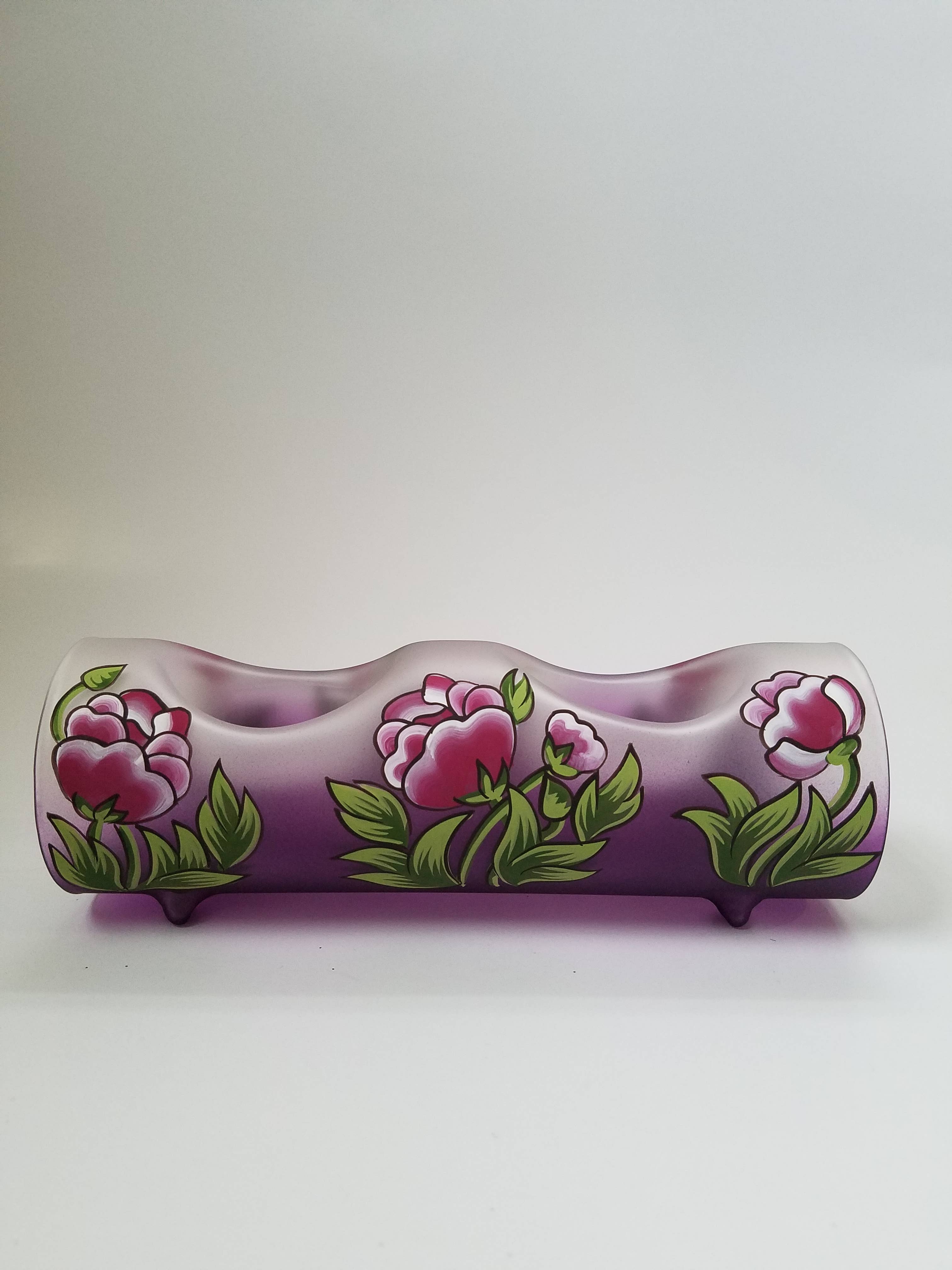 Glass by Iness - Wholesale Candle Holder - Dual Candle Holder - Centerpiece Style40