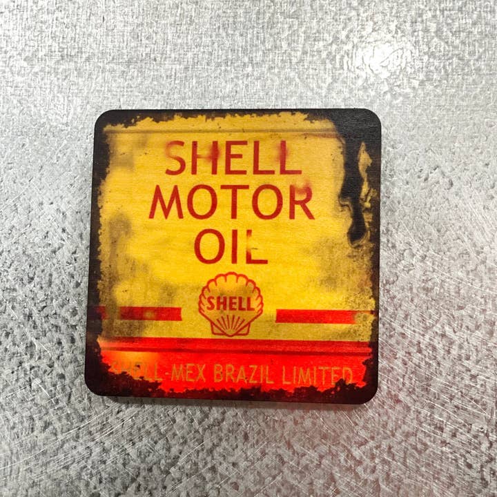Sous-verre Shell Oil pour la vente par American Brand Studio