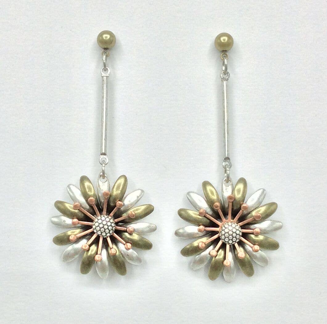 Alchemy Inc - Wholesale Dangle Earrings - Mechanical Botanical Earrings - 3288