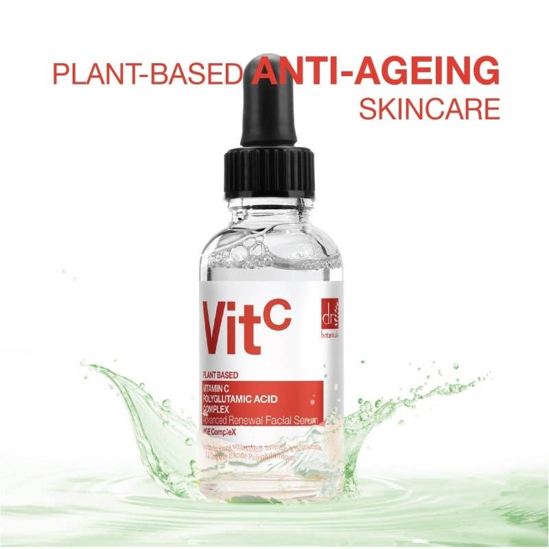 Dr. Botancials | Anti-Ageing Vegan Skincare – wholesale Facial serum/concentrate – Vitamin C 3% & Polyglutamic Acid Complex 1% & Brightening Facial Serum 30ml5