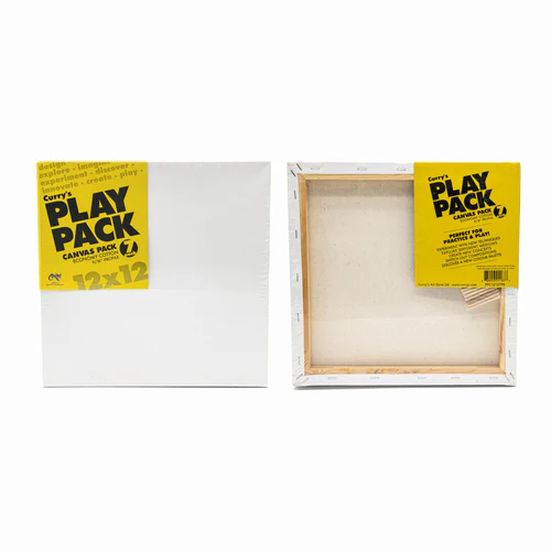 edge - Wholesale Painting paper - PLAY PACK 12X12" STRETCH CANVAS 7PK0