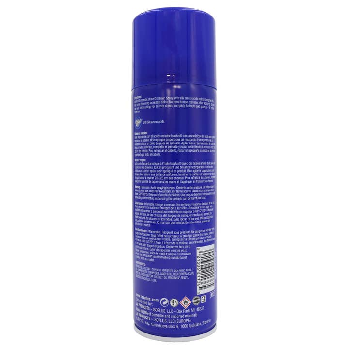 KT Supply - Wholesale Hair spray - Isoplus Oil Sheen Hair Spray, 11 Oz.1