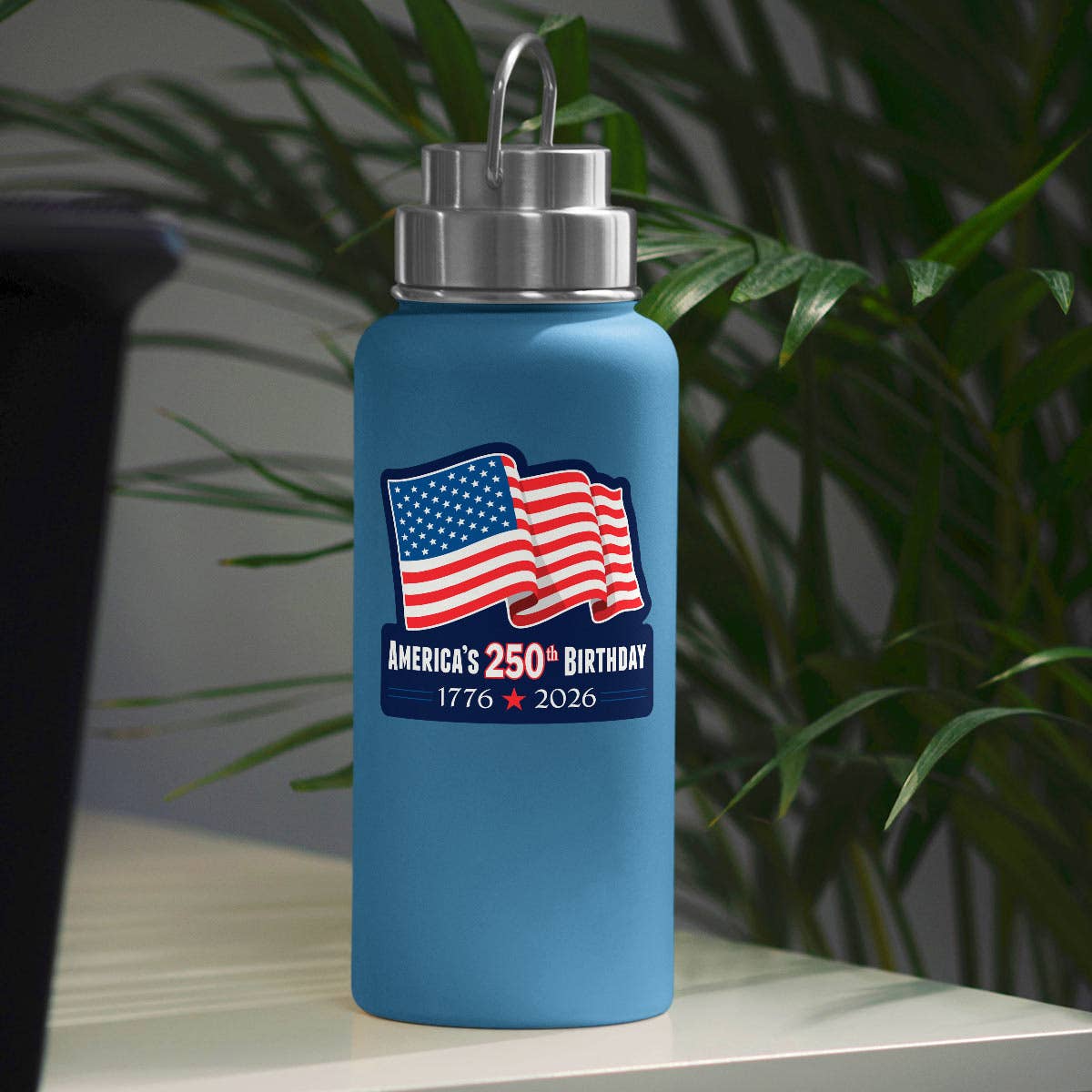 RetroPlanet - Wholesale Sticker - USA 1776 Flag Celebrate 250 Years Patriotic Die Cut Sticker3