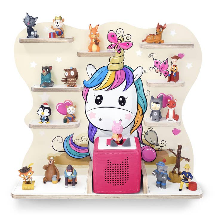 Estantería de madera adecuada para The Toniebox, grande - Pony para venta al por mayor de stadtecken