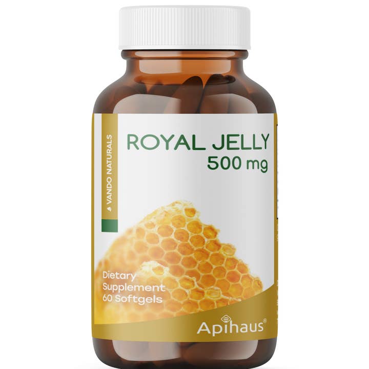 Vando Naturals - Wholesale Oral supplement/vitamin - Royal Jelly Softgels 500 Mg - 60 pcs0