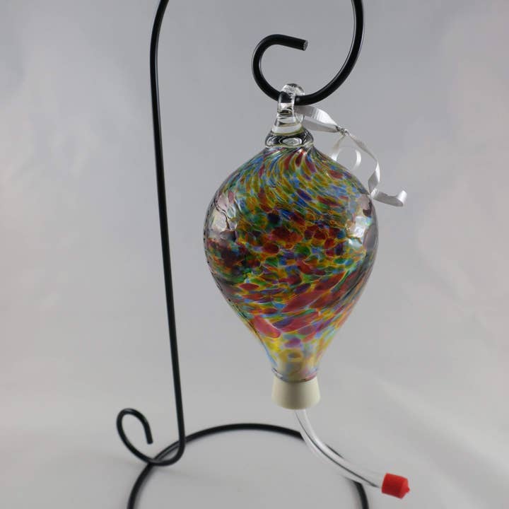 Lake Superior Art Glass - Wholesale Bird Feeder - Blown Glass Hummingbird Feeders16