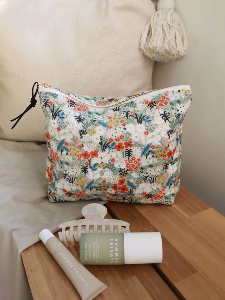 Fall Floral Pouch for wholesale by This & That Design Co.