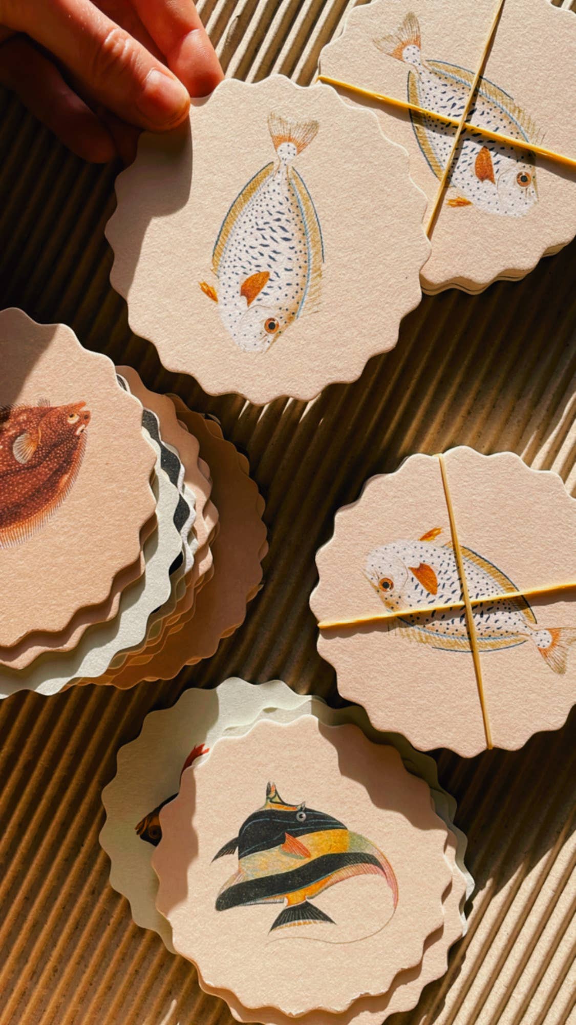 30x40 - Wholesale Coasters - Coaster Set Fish 🐠🐟🐡 7