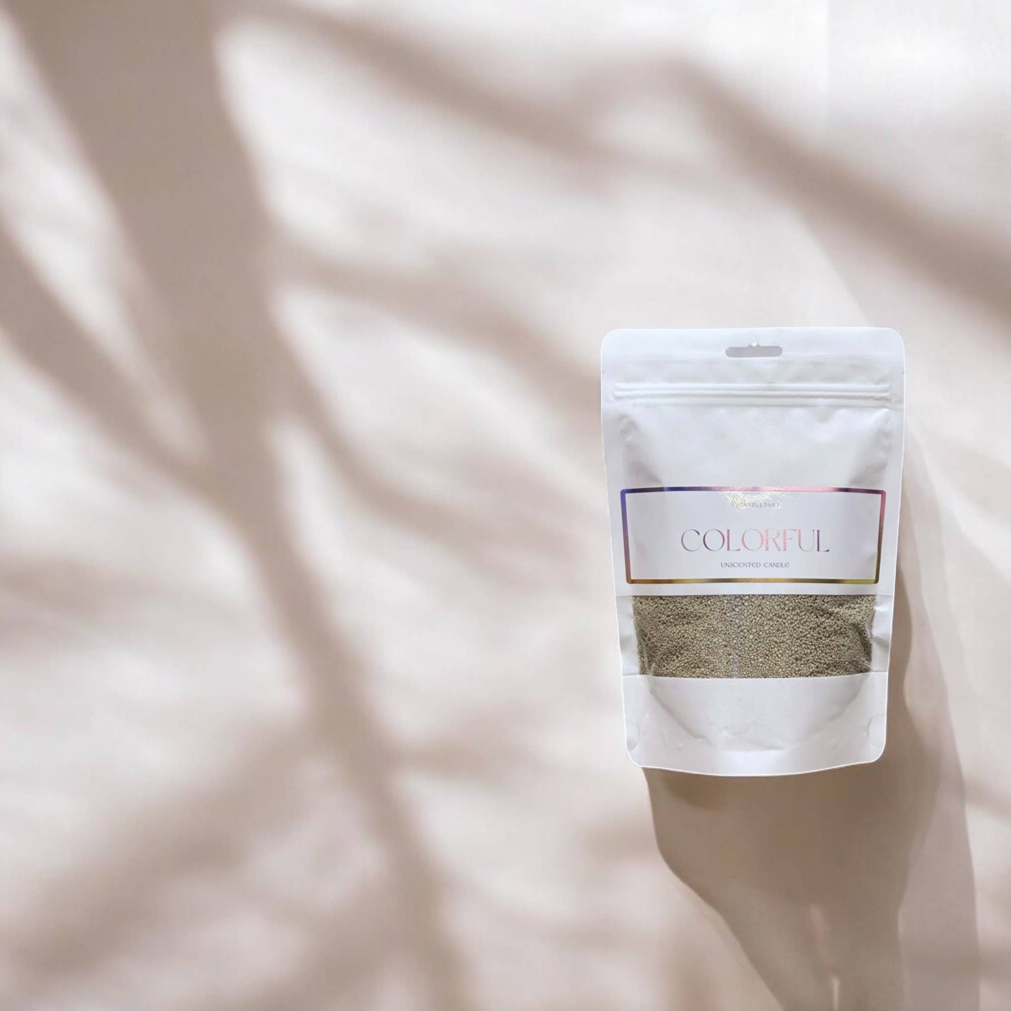 The Candledust – vela pilar por atacado – Areia de Vela Colorida e Inodora 330g +5 Pavios4