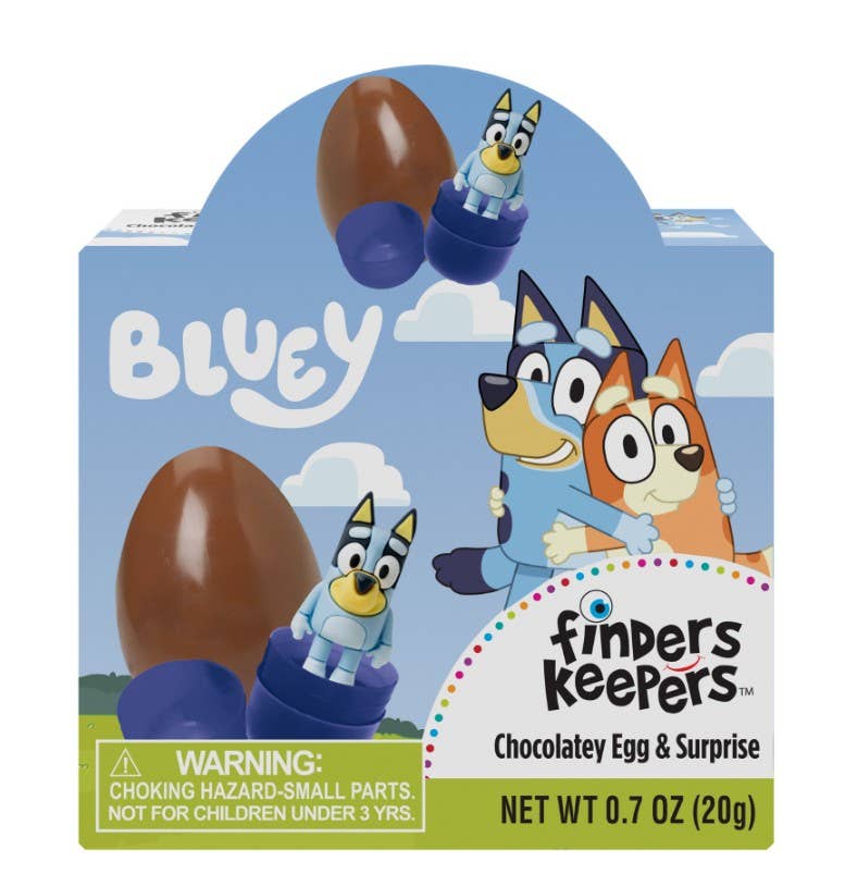 Grandpa Joe's Candy Shop – wholesale Chocolate box – Finders Keepers Bluey Milk Choc & Surprise Box 36ct Shipper1