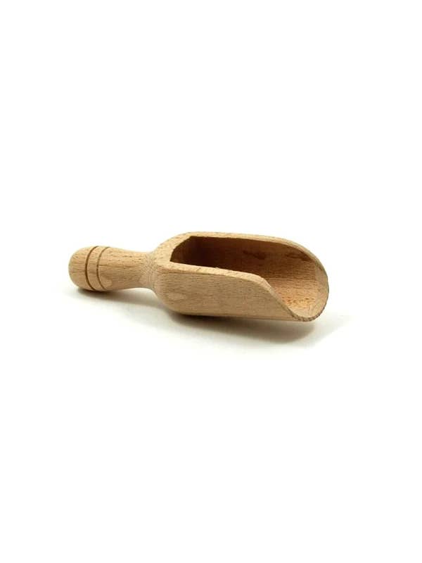 Natural Beechwood Scoop 14cm for wholesale by Masons jars