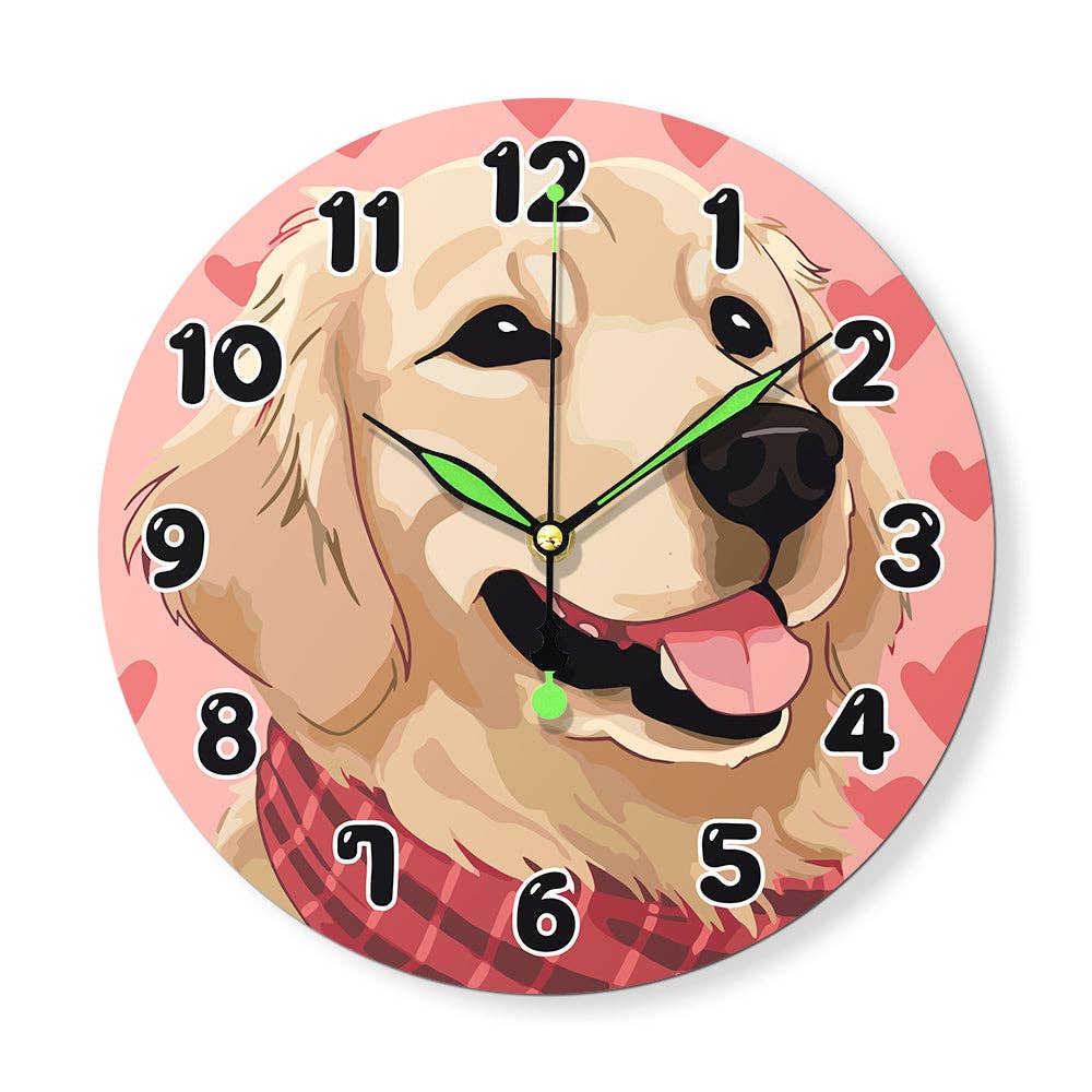 Paint Your Numbers - Wholesale DIY Craft Kit - Paint the Moment – Golden Pup Clock Kit16