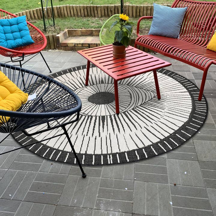 O&Ko - Wholesale Rug Pad - EXT COSMIC REVERSIBLE Polypropylene Outdoor Rug1