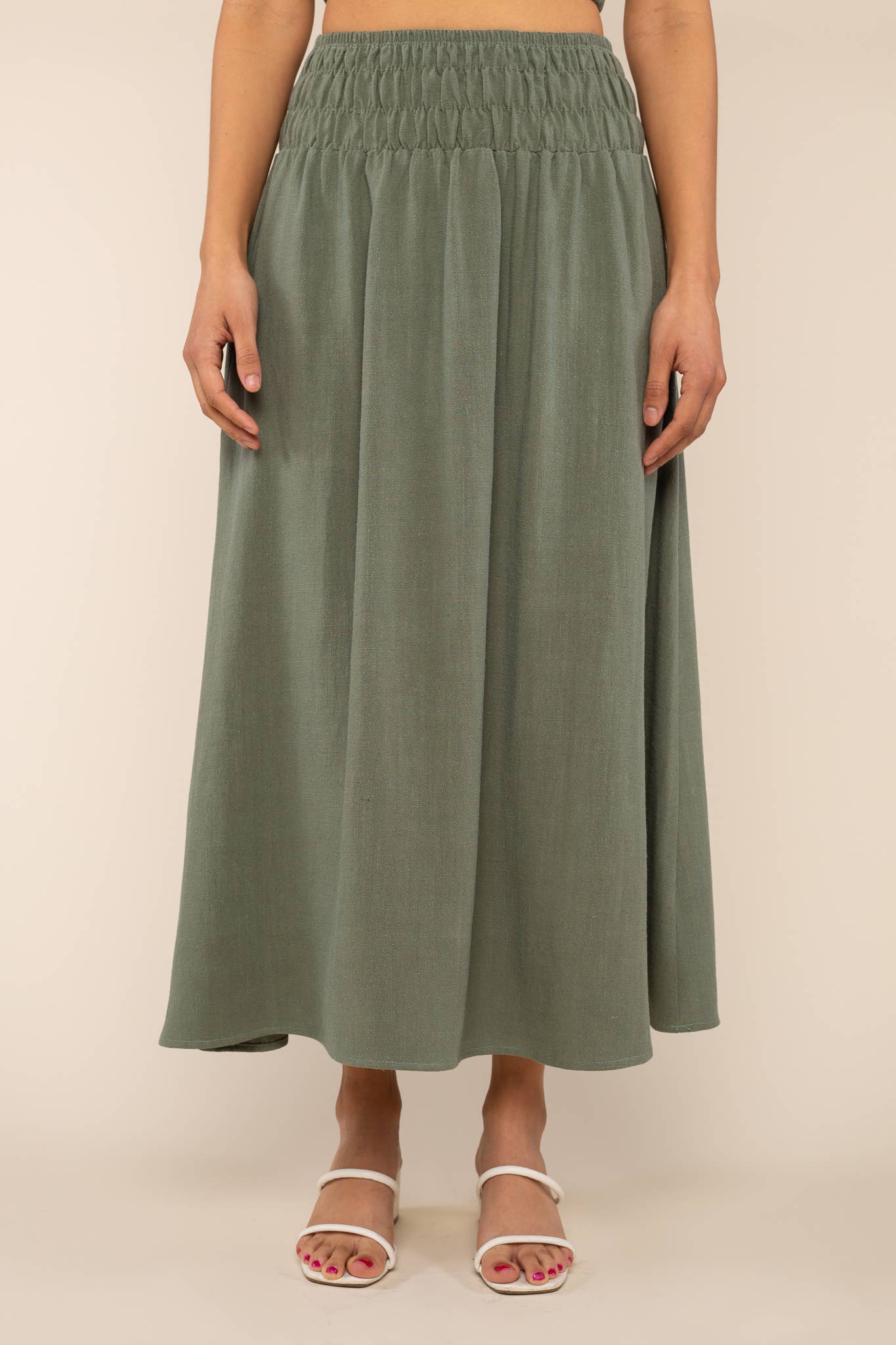NLT – wholesale Skirt – Women’s – Sophia Linen Skirt - Plus Size5