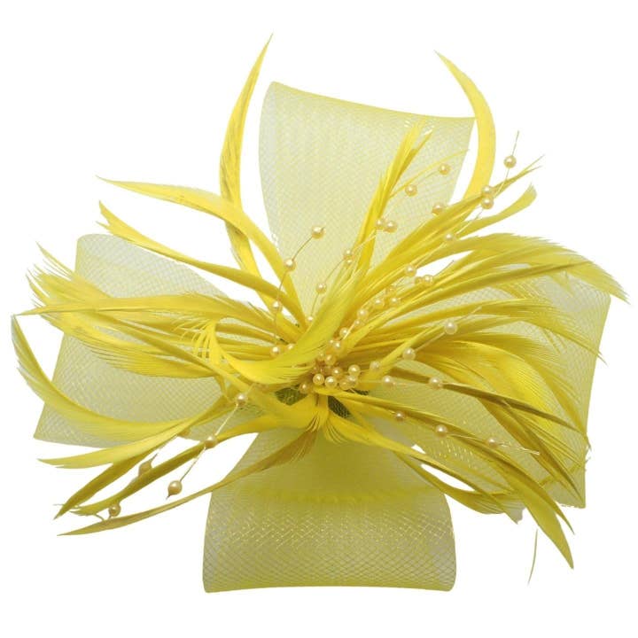 Topkids Accessories - Venta al por mayor Tocado - Mujer - Pinzas para el pelo con forma de flor, gorro de boda, pinza para el pelo, gorro Royal Ascot, con clip o diadema, diadema para niñas, mujeres15