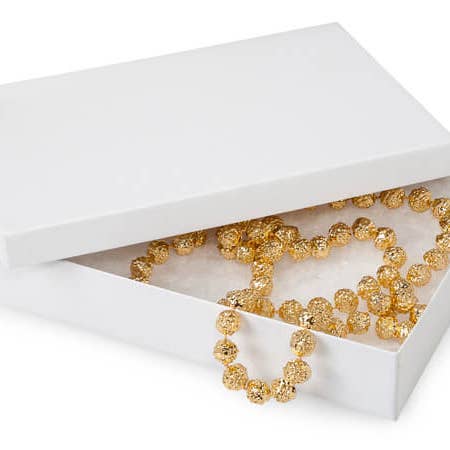 Recycled White Jewelry & Gift Boxes for wholesale on Faire6