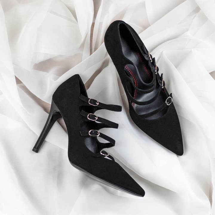 Black Suede Venice for wholesale by Tailored Gentleman