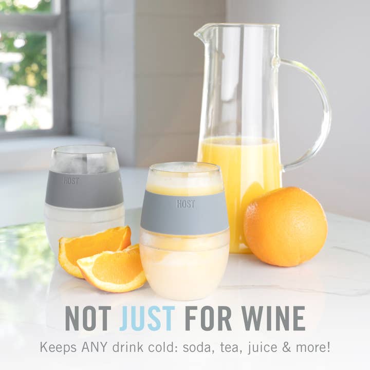 HOST - Wholesale Wine Glass - Wine FREEZEâ„¢ Cooling Cups - Standard Colors - CDU of 12
