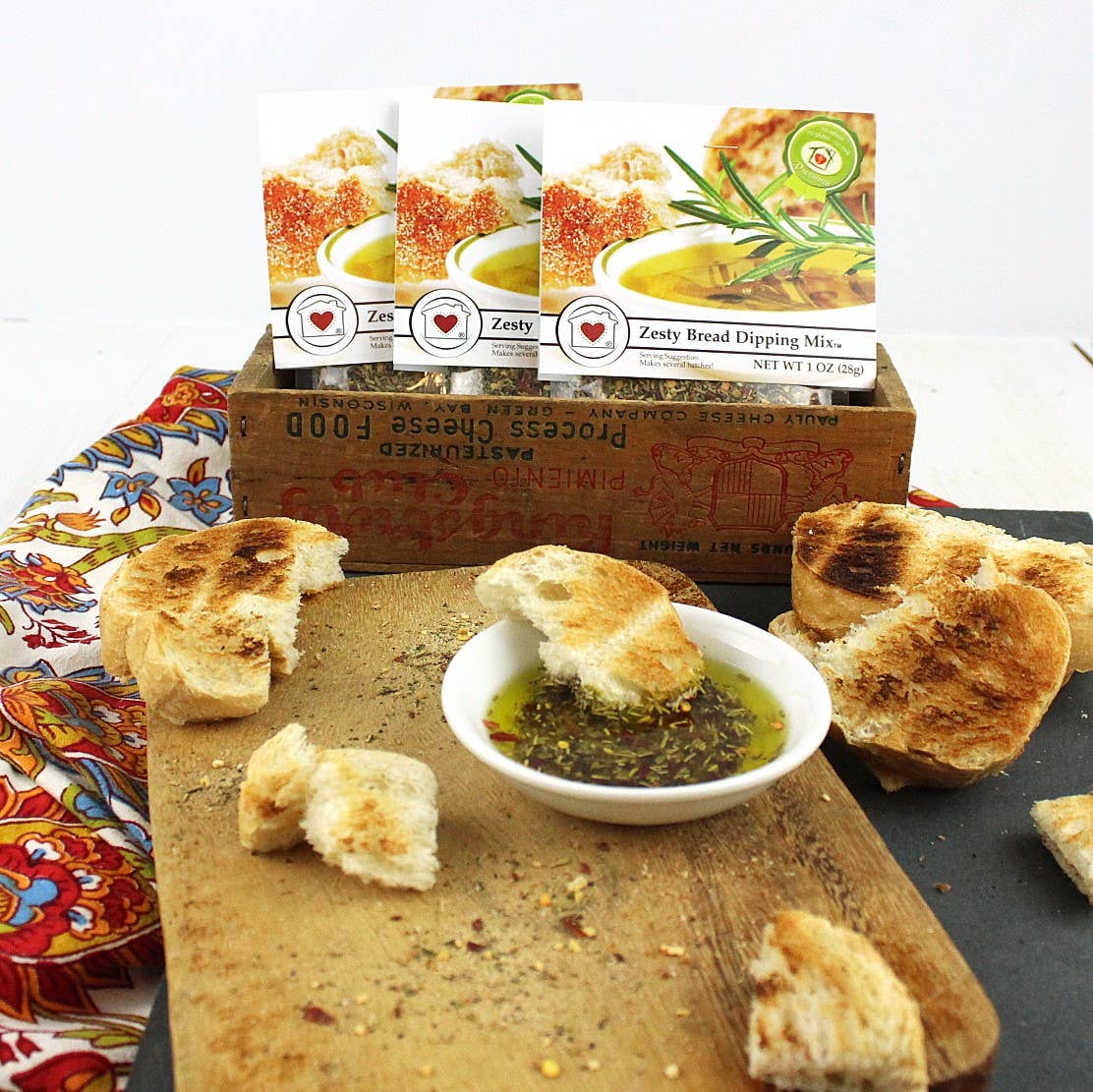 Country Home Creations - Wholesale Dip - Zesty Bread Dipping Mix1