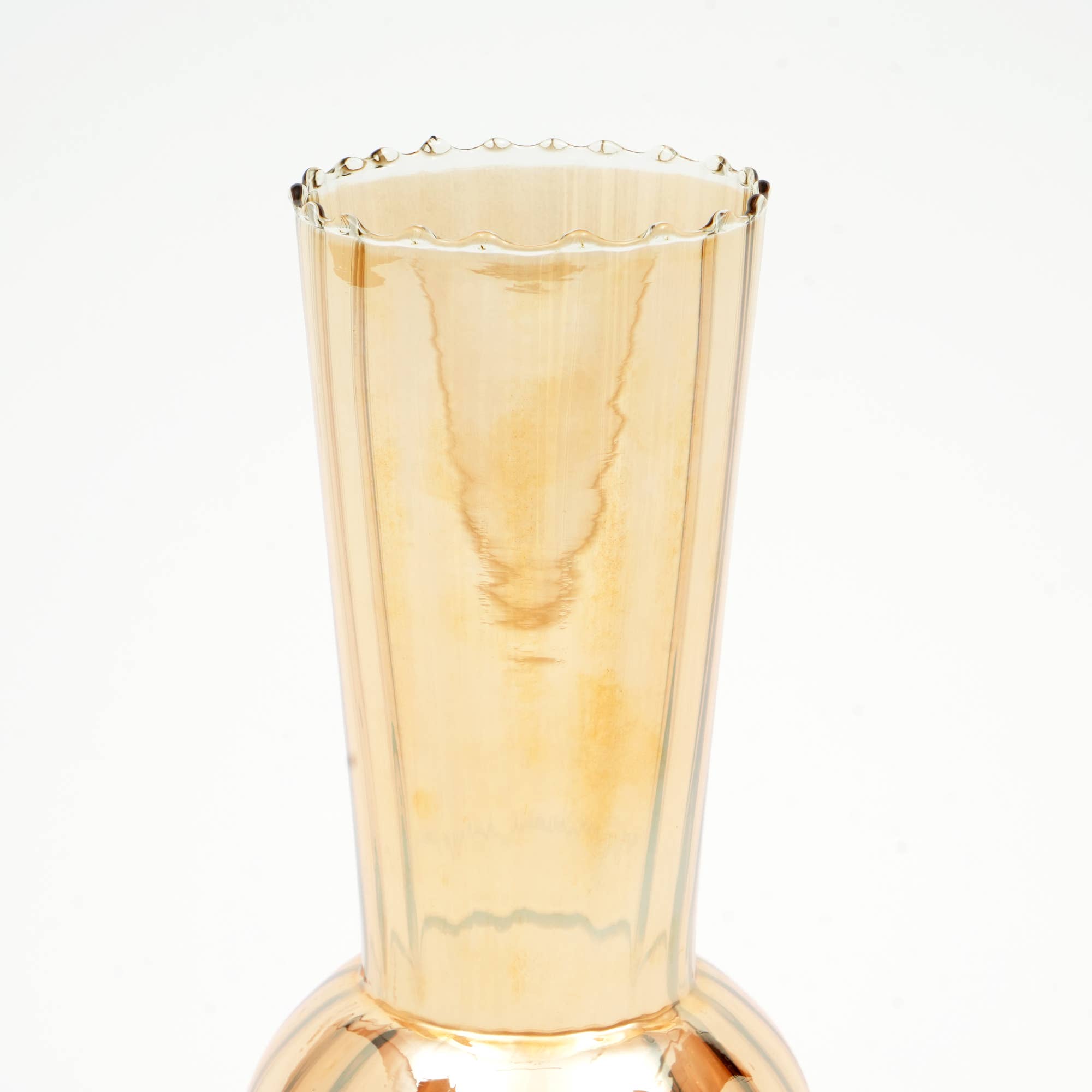 ExpoBazaar - Wholesale Vase - Glass Vase | Whimsy Whirlpool Small Vase | 6.3X9.3"5