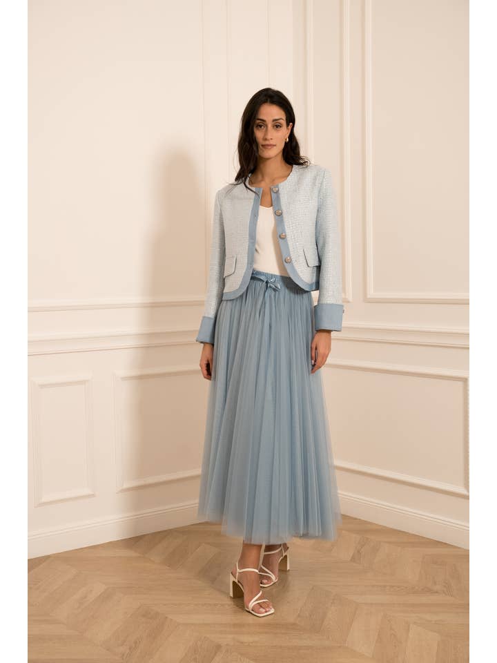 CHOKLATE PARIS - Vente Jupe – femme - Jupe longue Aria en tulle SS26 colors - CK0807743