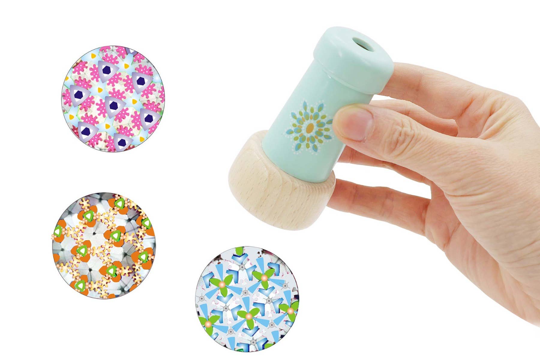ToysLink - Wholesale Wood toy – Child - Wooden Mini Kaleidoscope2