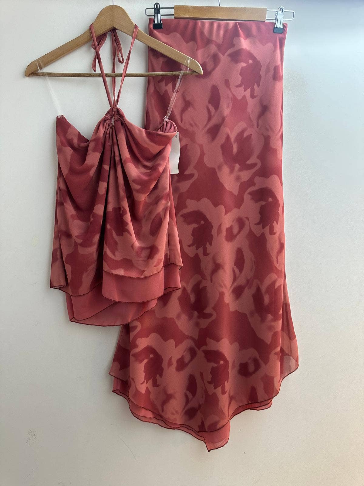 LORIANE - Wholesale Top & Skirt Set - Women's - 7139E Printed top and skirt set6