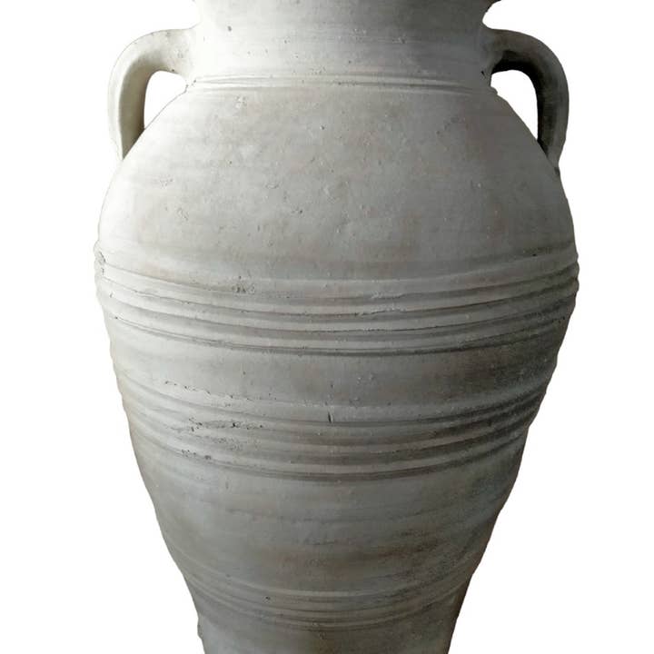 Terracotta Amphora Pot w/2 Handles H 27.6" & Dia 15.8" for wholesale on Faire