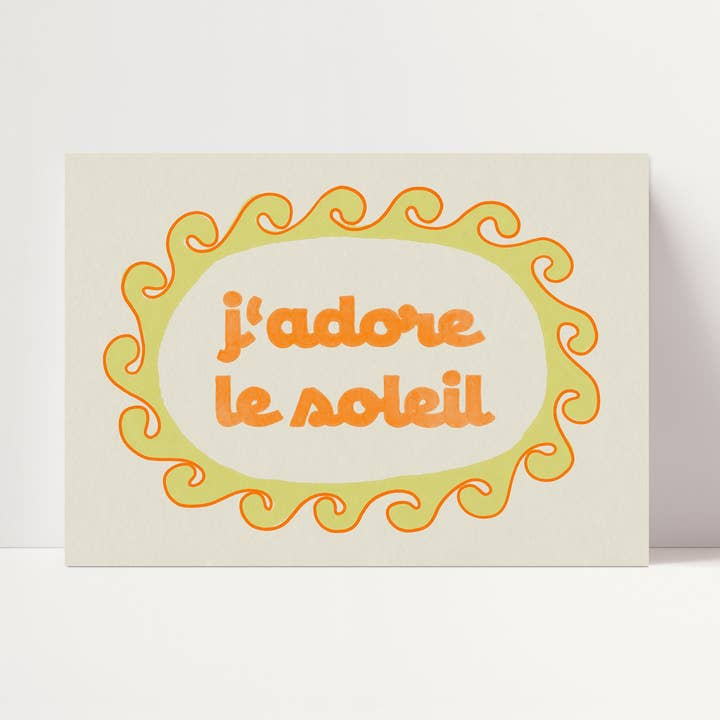 Me encanta el arte de paisaje Le Soleil. para venta al por mayor de Maddison Ball Creative