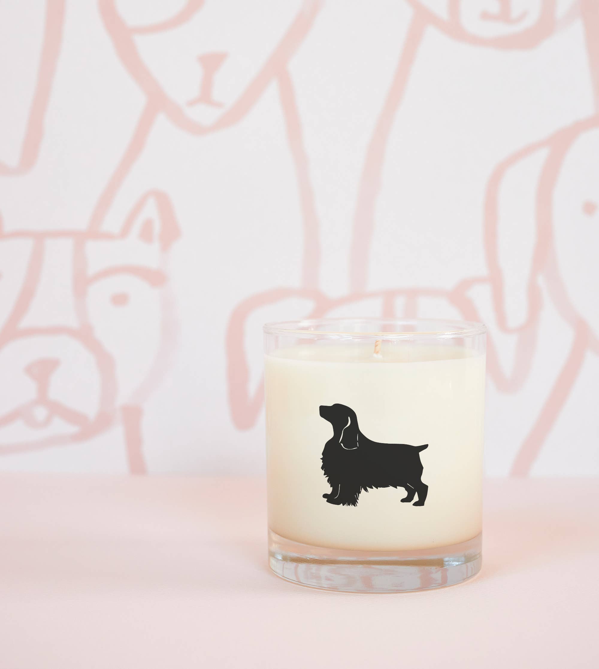 Scripted Fragrance - Wholesale Jar/Filled Candle - English Springer Spaniel Dog Breed Soy Candle3