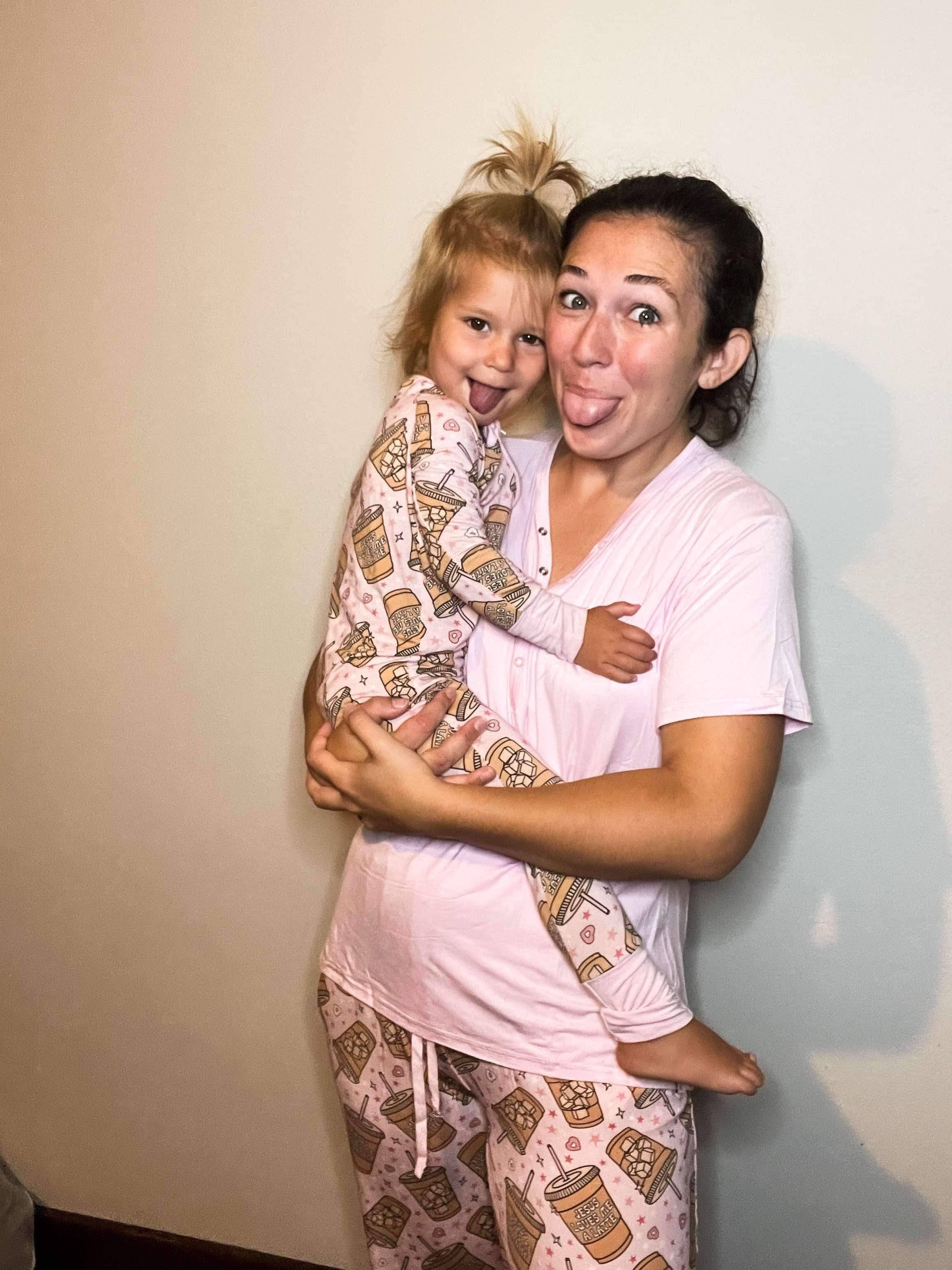 Knitted & Known LLC - Wholesale Sleepwear Bottom - Women's - Jesus Loves Me a Latte Women's Pajama Pants2