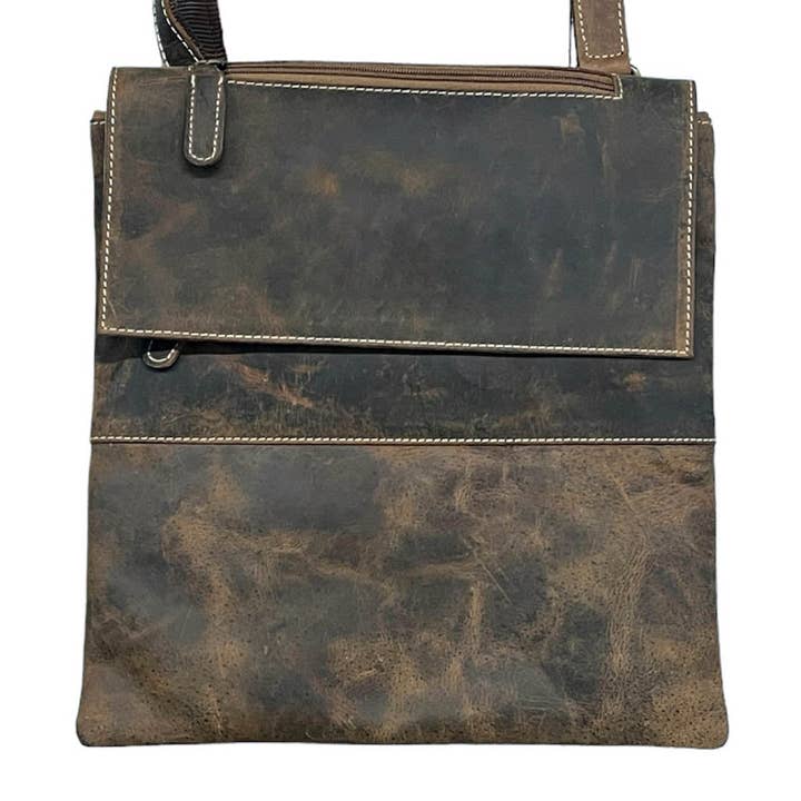 Hunter Læder Messenger Taske - CC16 for engroshandel hos Viceroy Leathers