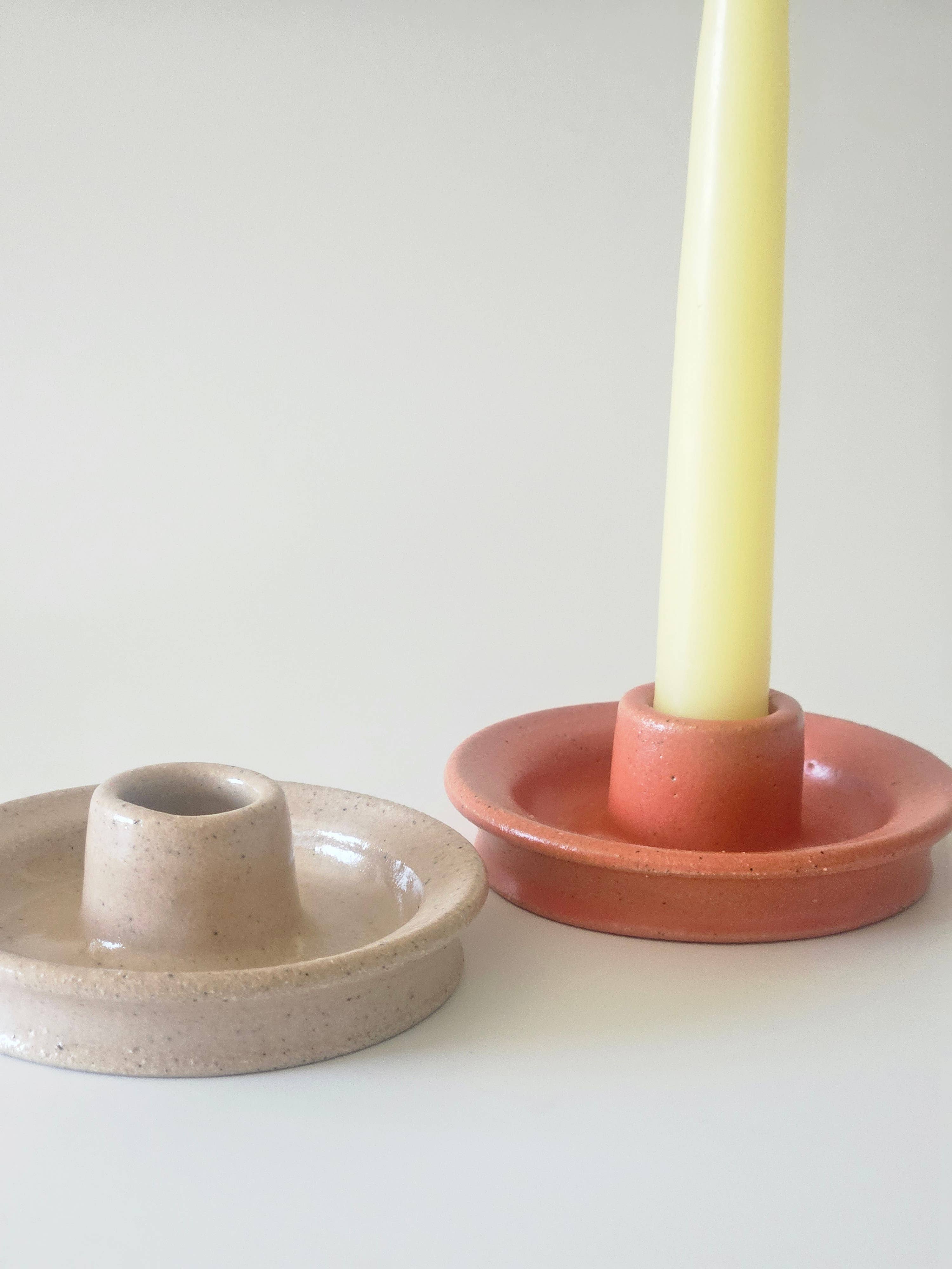 Bad Dogs Studio - Wholesale Candle Holder - Taper Candle Holder • Handmade Colorful Ceramic Earthy Clay1