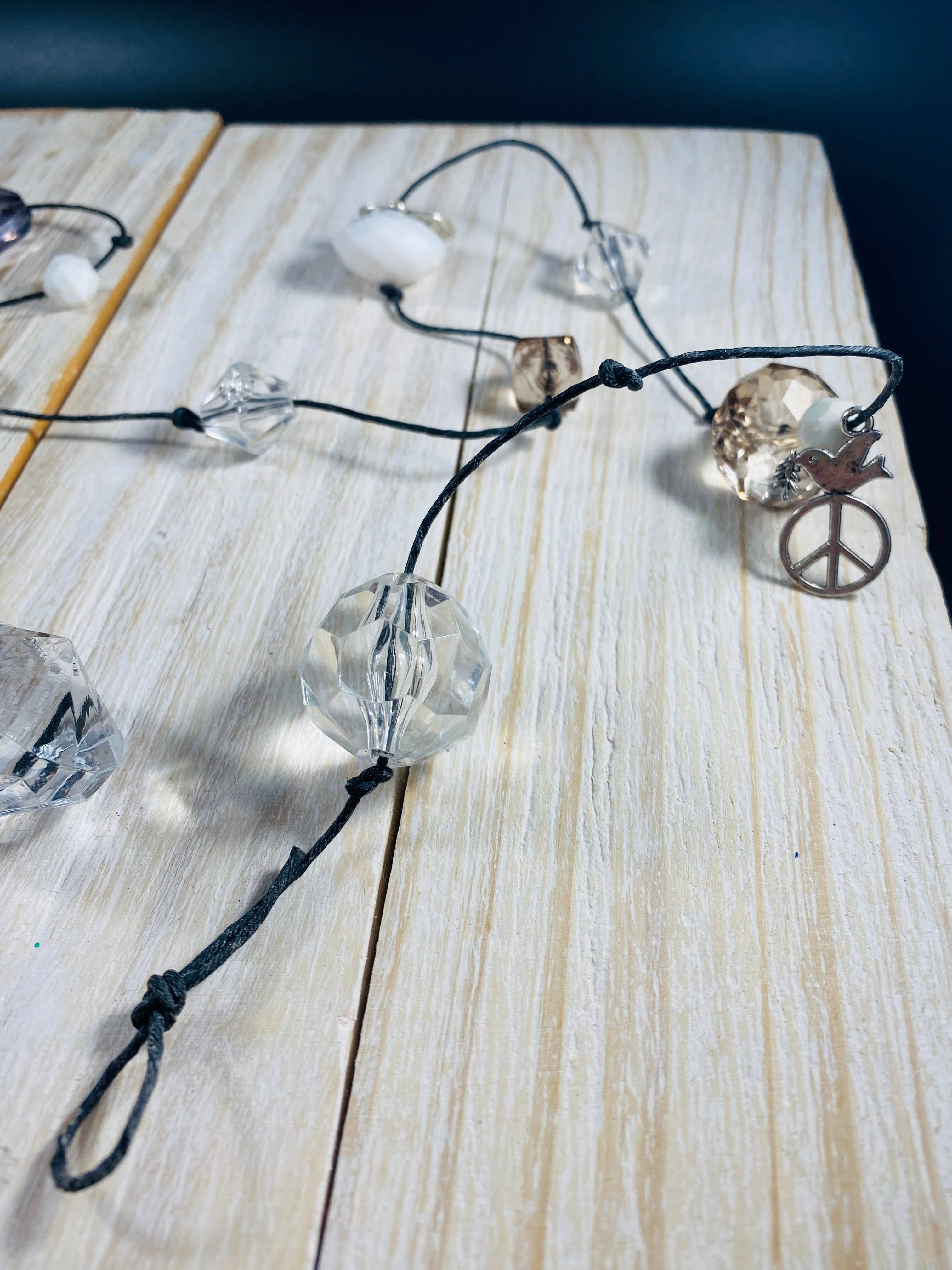 Whimsies - Wholesale Outdoor Ornament/Decor - Bead crystal mobile garden spinner ornament whimsical unique6