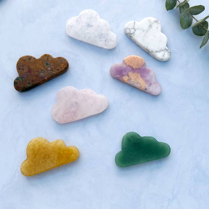 Gypsy Soul - Wholesale Spiritual Stone/Crystal - Cute Gemstone Clouds Carving Assortment2