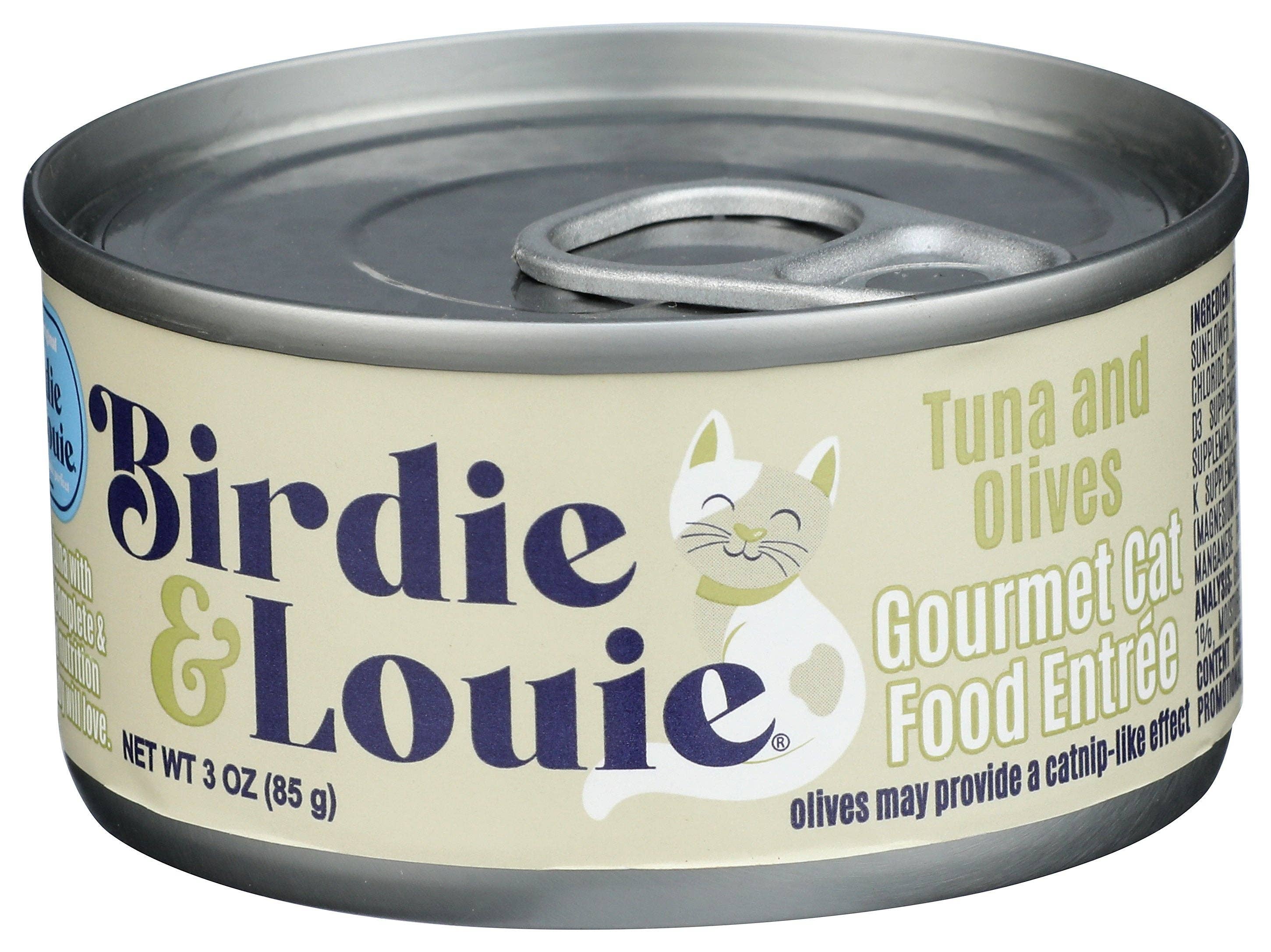Everyday Supply Co - Wholesale Pet Food - Cat - BIRDIE AND LOUIE FOOD CAT WET TUNA OLIVE - Case of 120