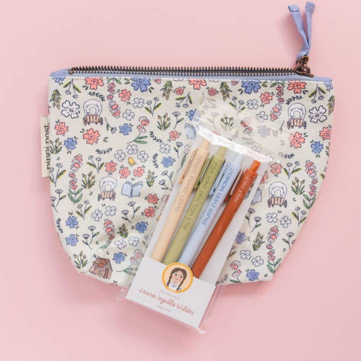 Pippi Post - Wholesale Pen - Little House On The Prairie Laura Ingalls Wilder Pen Set6
