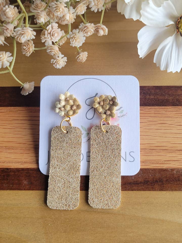 Boucles d'oreilles barres Murmures d'automne pour la vente par JEMdesigns