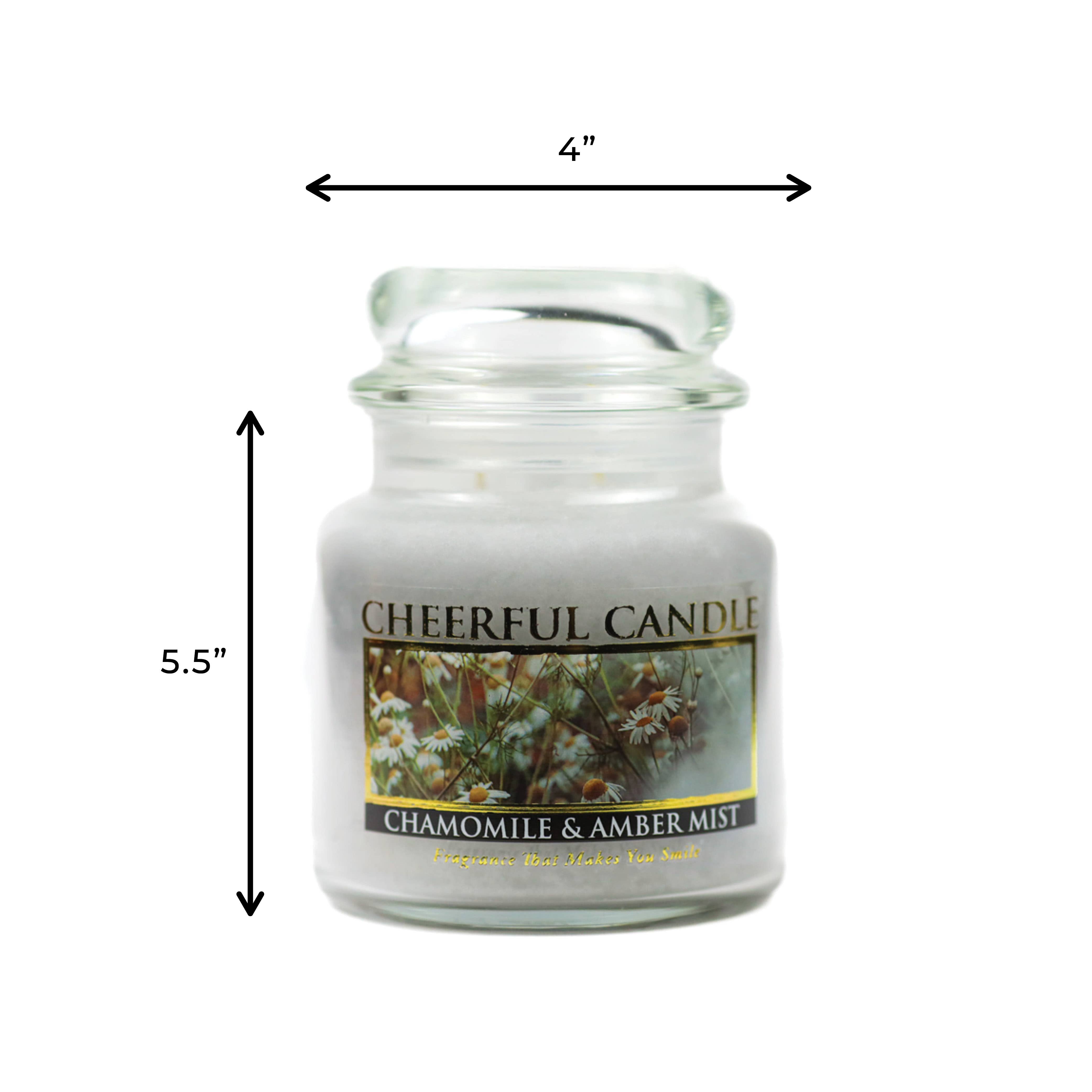 A Cheerful Giver – wholesale Burkljus – Cheerful Candle (453 g) – kamomill och ambermist4