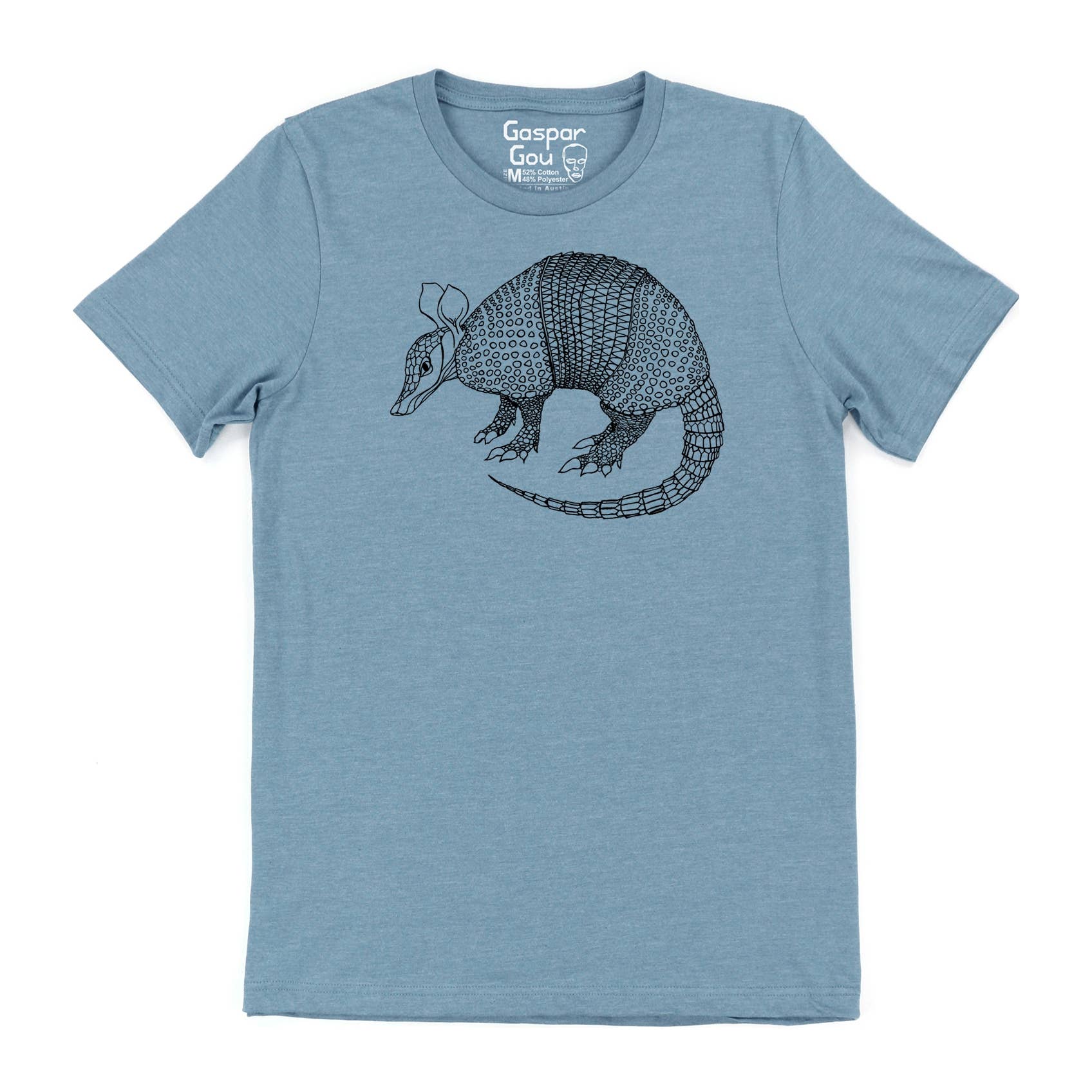 Gaspar Gou - Wholesale Screen Printed T-Shirt - Men's - Armadillo Charlie Tee2