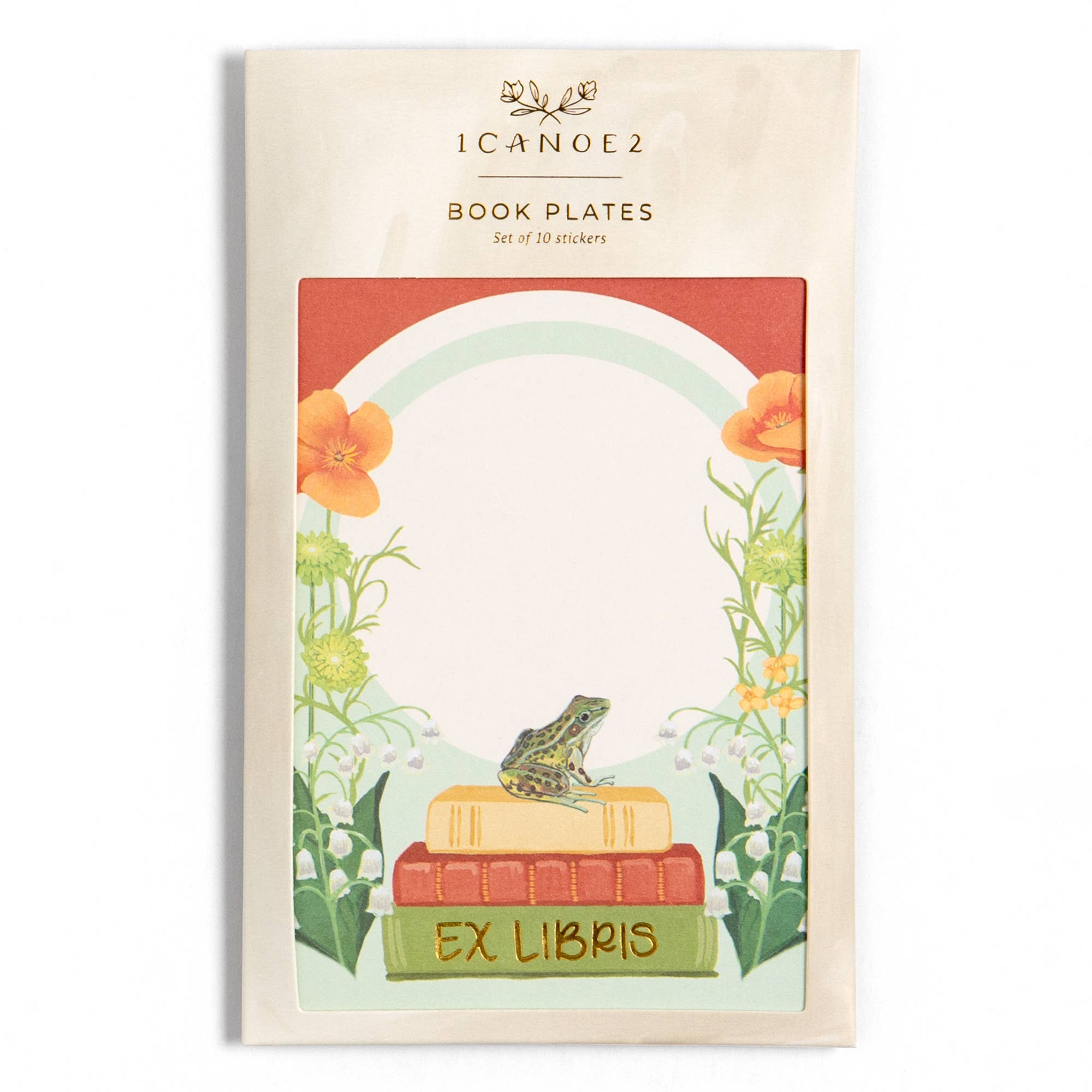 1canoe2 | One Canoe Two Paper Co. - Wholesale Sticker - Book Plate Sticker Set1