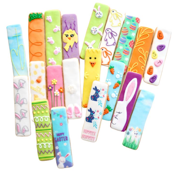Sweet Sanctions LLC - Wholesale Cookie - 18 Ct. Easter Cookie Sticks Boxed Gift Set