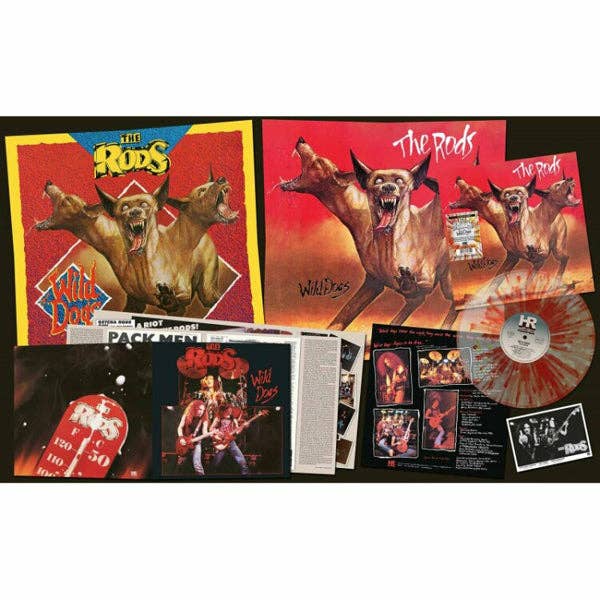 The Rods LP - Wild Dogs (Fire Splatter Vinyl) for engroshandel hos ROCK INDUSTRIES EUROPE LIMITED