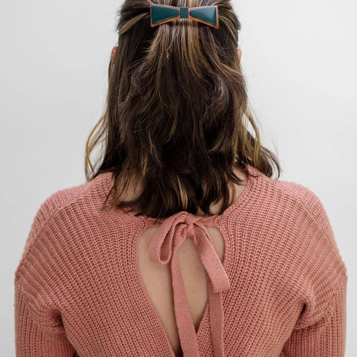 Bow Barrette for wholesale by Wuderove