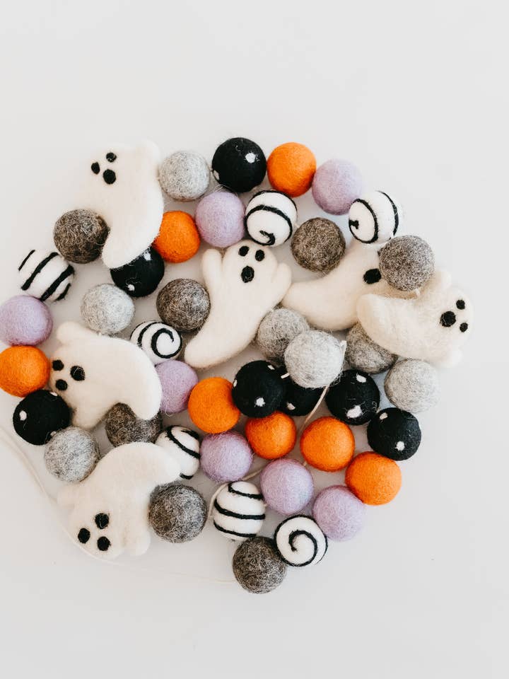 Boo La La Garland for wholesale by Little Books & Nooks
