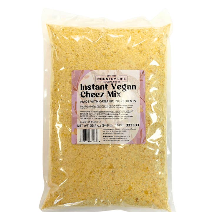 Country Life Natural Foods - Wholesale Shelf Stable Prepared Meal - Cheez Mix, Vegan, Instant4