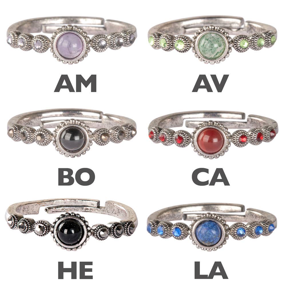 Benjamin International – Engroshandel Ring med sten – Justerbare ringe2
