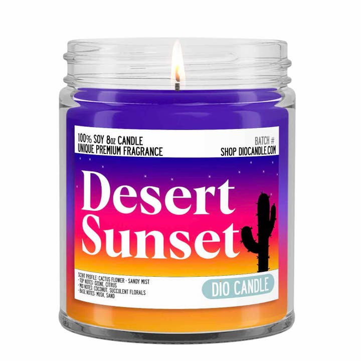 Bougie Desert Sunset pour la vente par Dio Candle Company
