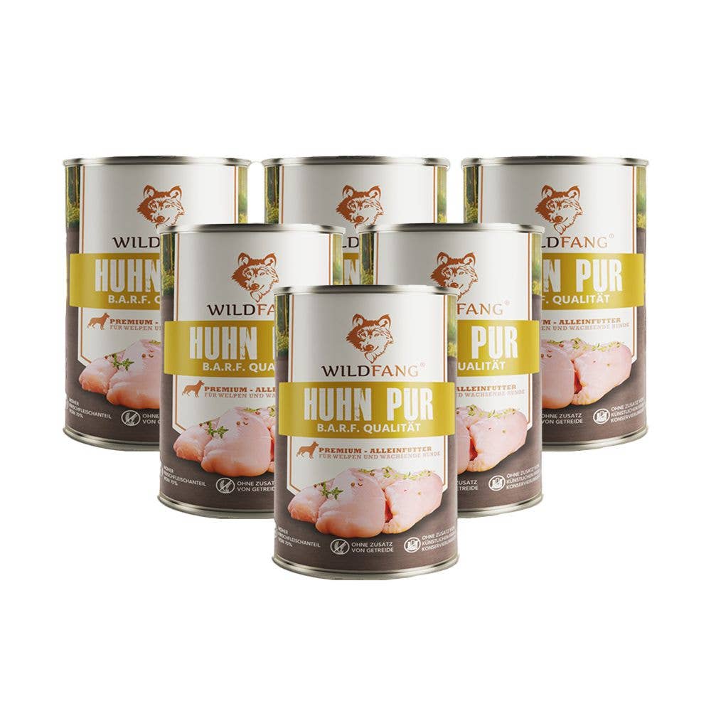 WILDFANG - Wholesale Pet Food - Dog - Wet food pure chicken - BARF quality - set of 60